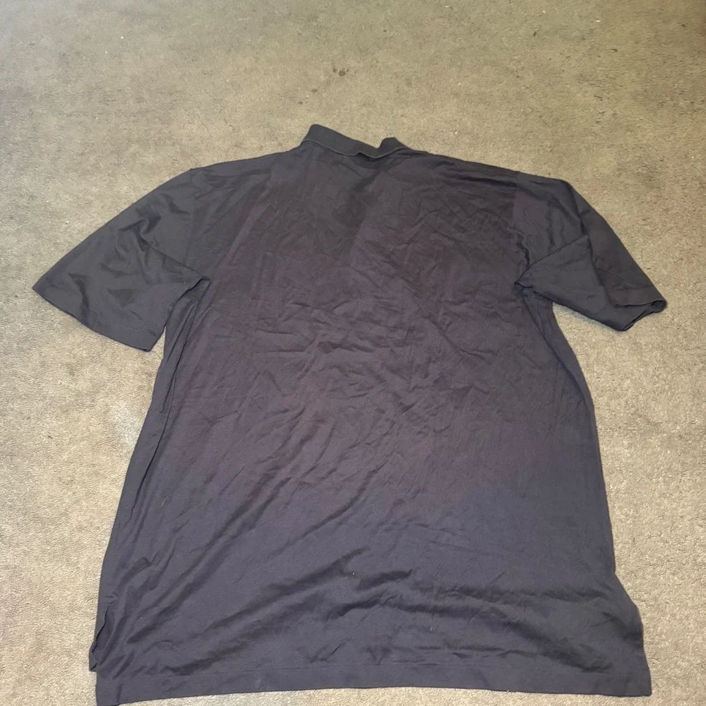 Polo Golf Ralph Lauren Mens XL Navy Cotton Crest Logo Short Sleeve Polo Shirt